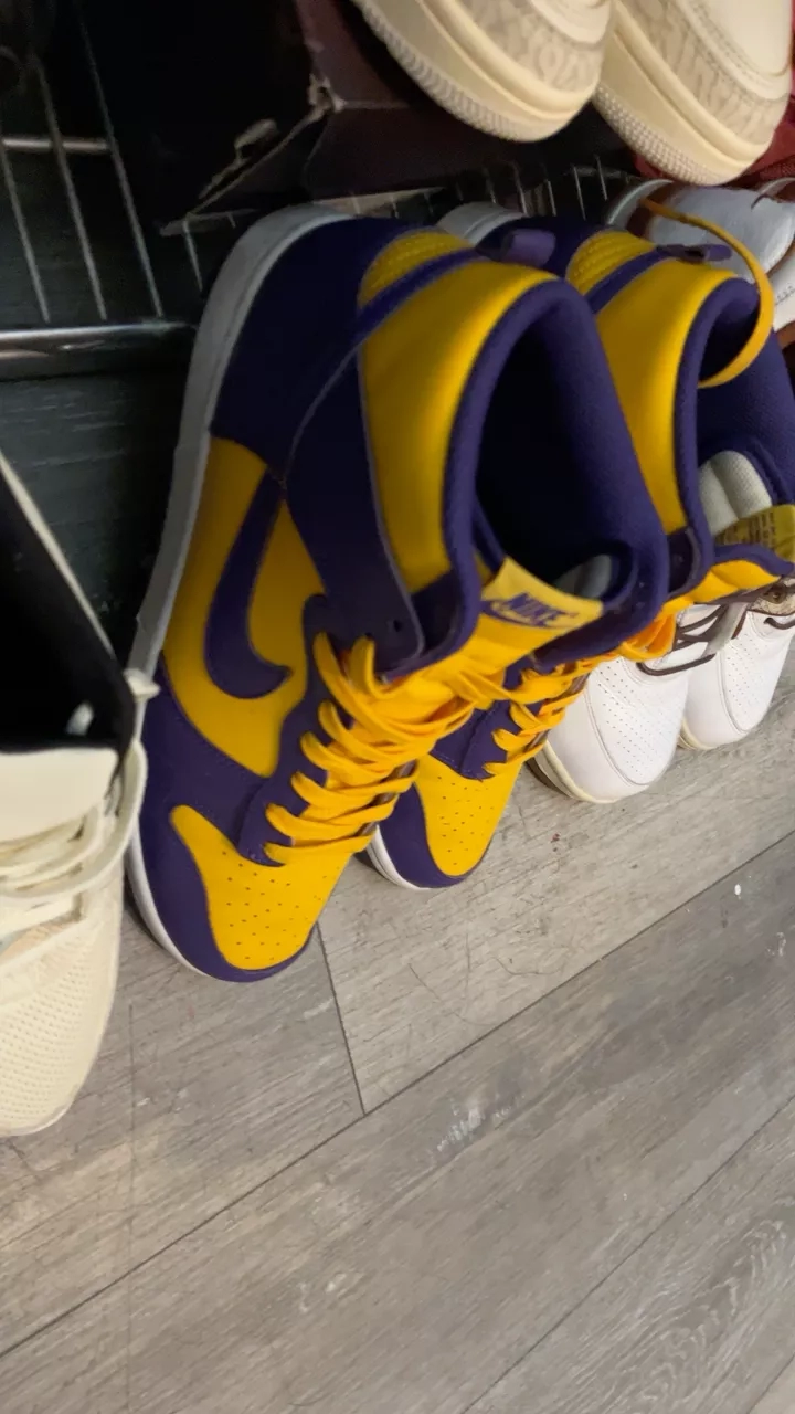 Nike Dunk High Lakers