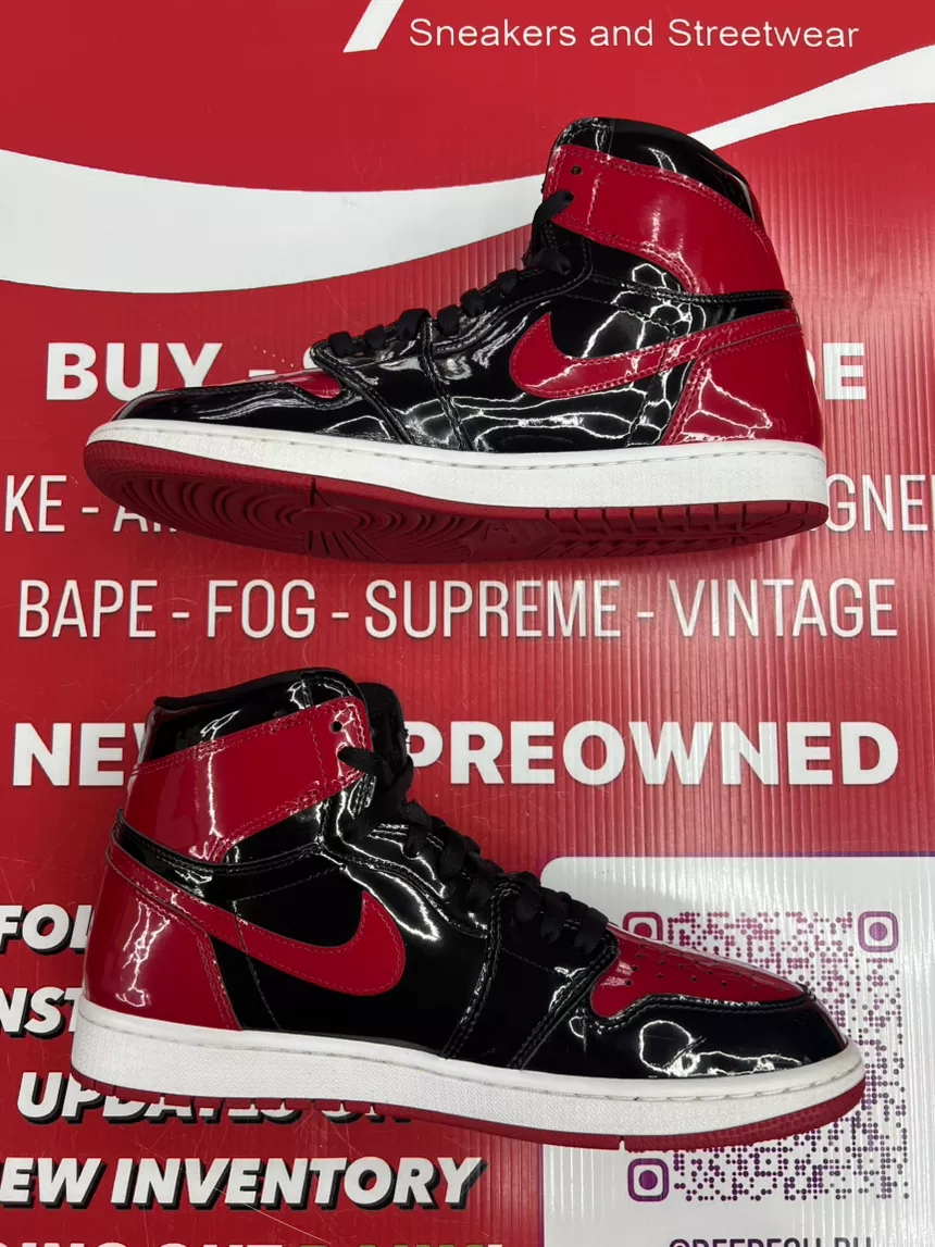 Air Jordan 1 Patent Bred Size 11