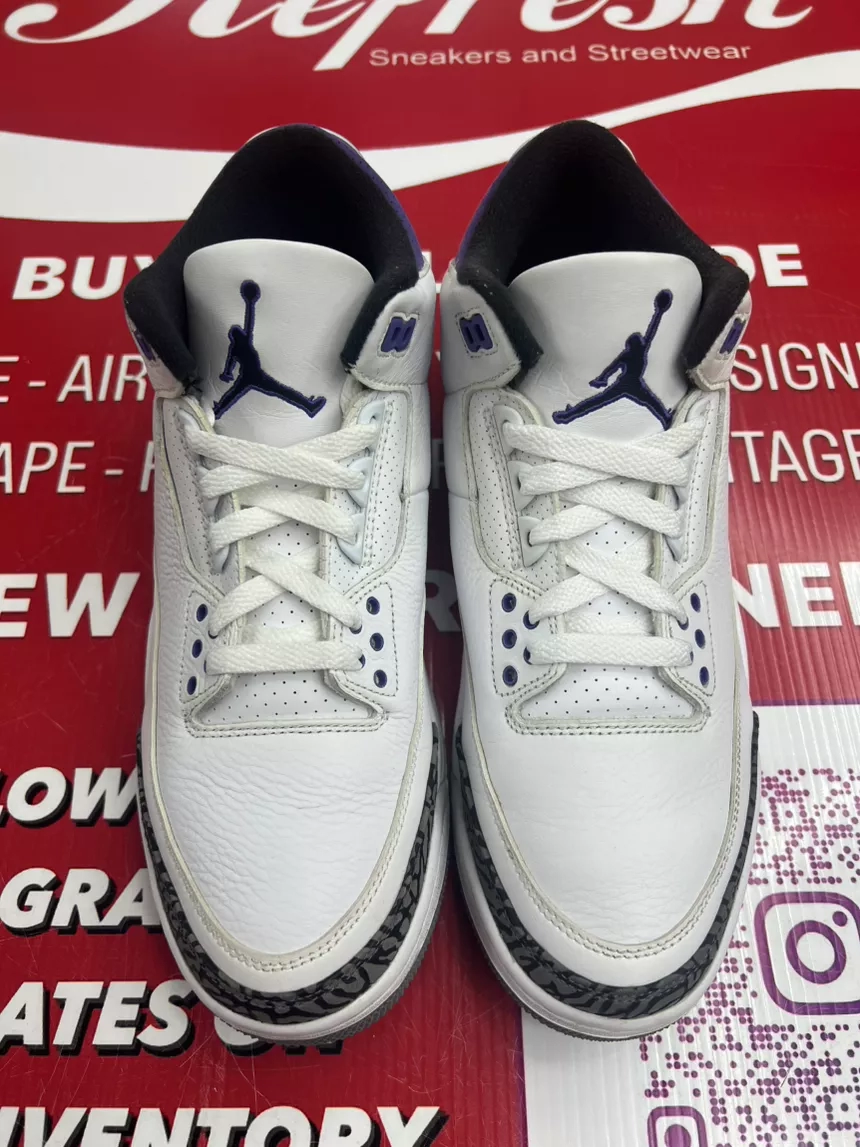 Air Jordan 3 Dark Iris Size 10.5