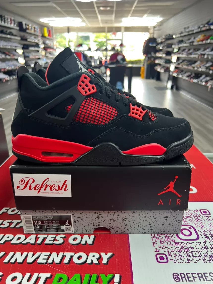Air Jordan 4 Red Thunder Size 11.5