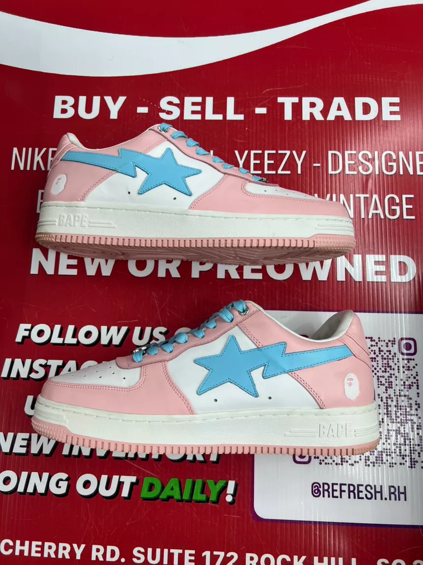 A Bathing Ape Bape Sta Pink Size 11