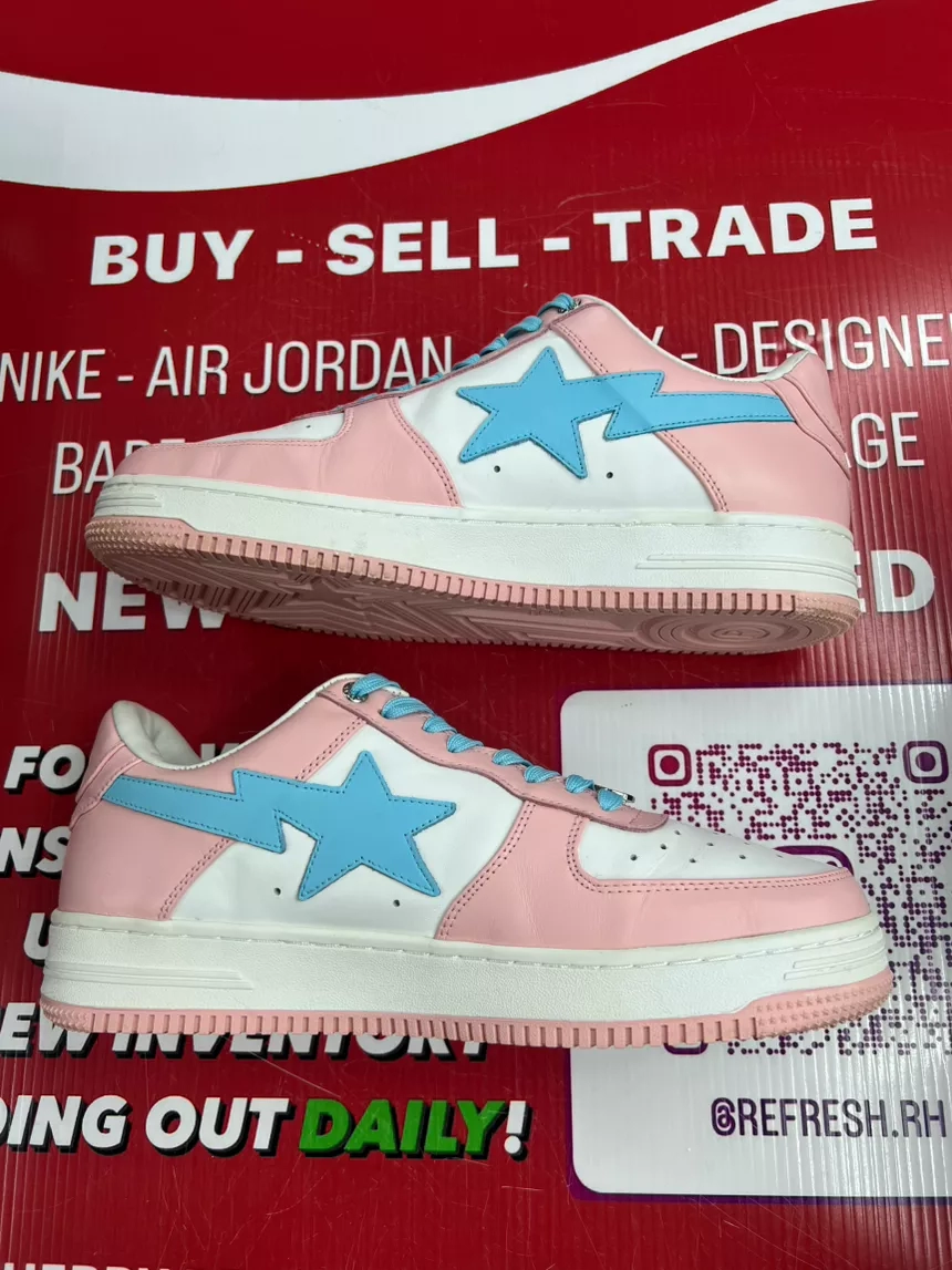 A Bathing Ape Bape Sta Pink Size 11