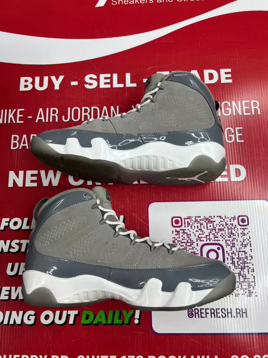 Air Jordan 9 Retro Cool Grey Size 9.5