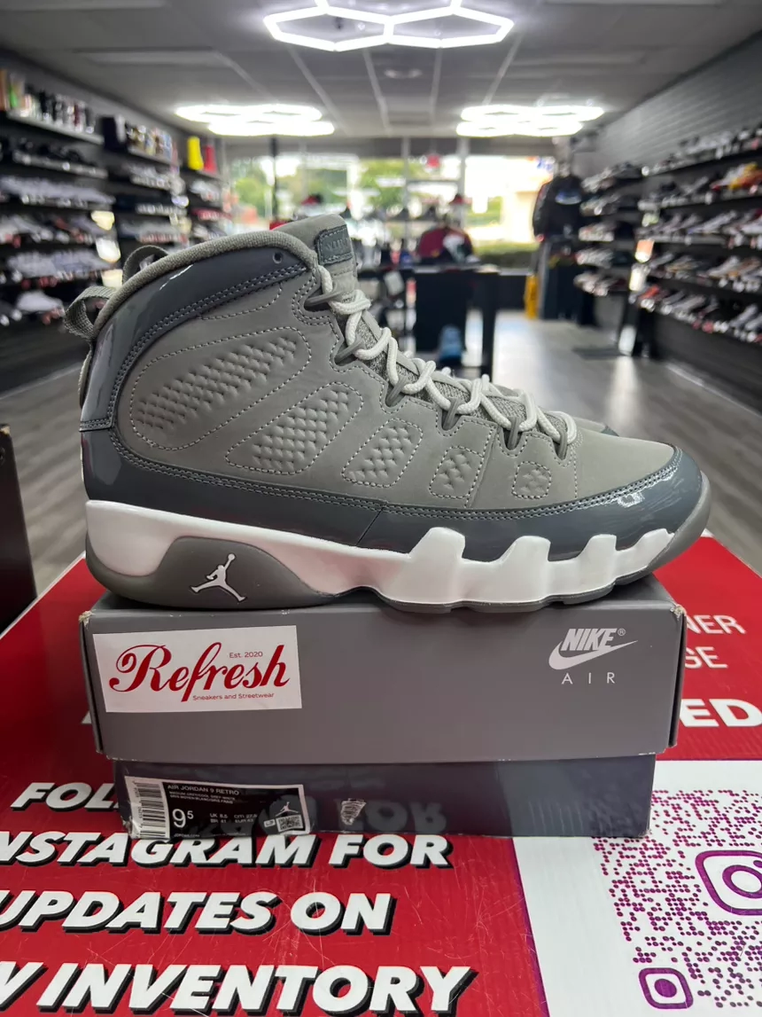 Air Jordan 9 Retro Cool Grey Size 9.5
