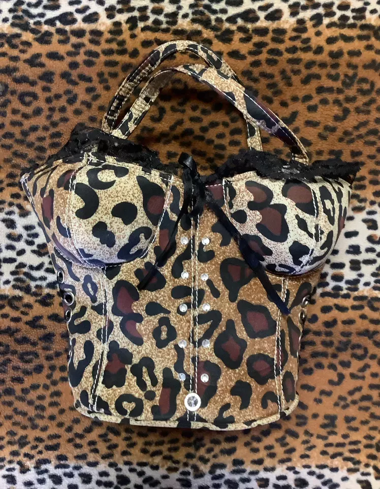 Vintage Thee Purrfect Corset Handbag