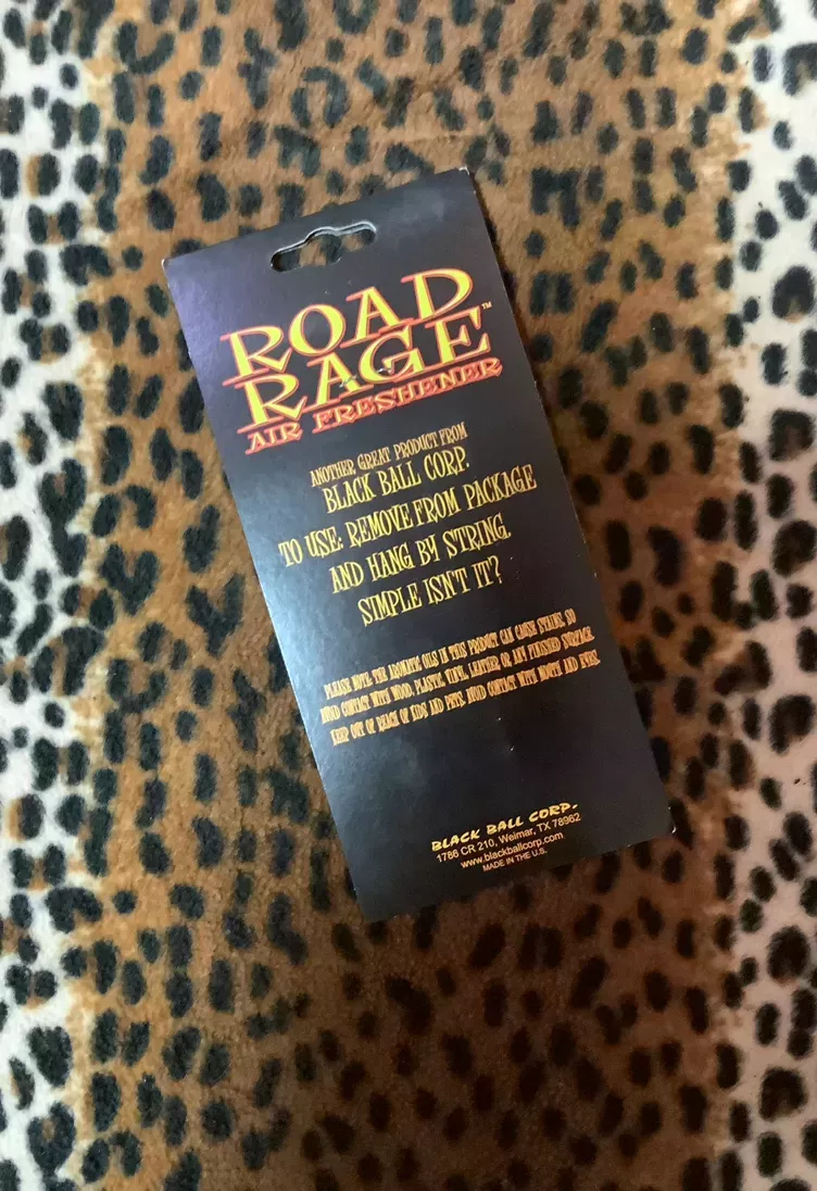 SMeLL You’s Later Bettie Page RoaD Rage Air Freshener