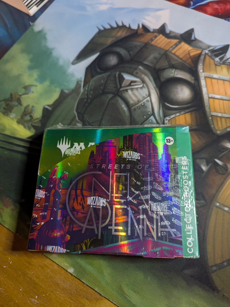1x Streets of New Capenna Collector Booster transparent error