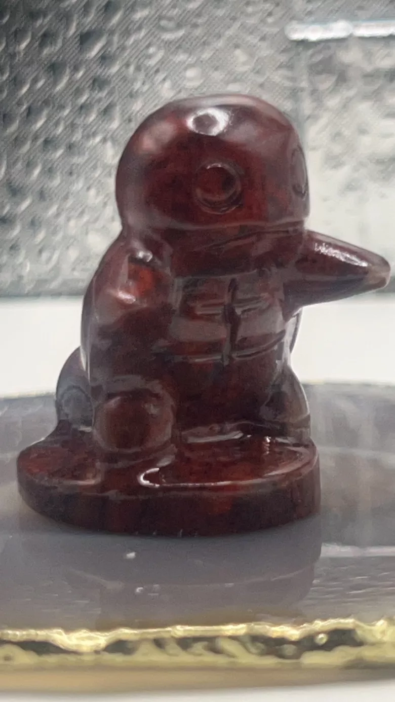 Pokemon Squirtle Carved Stone Figurine