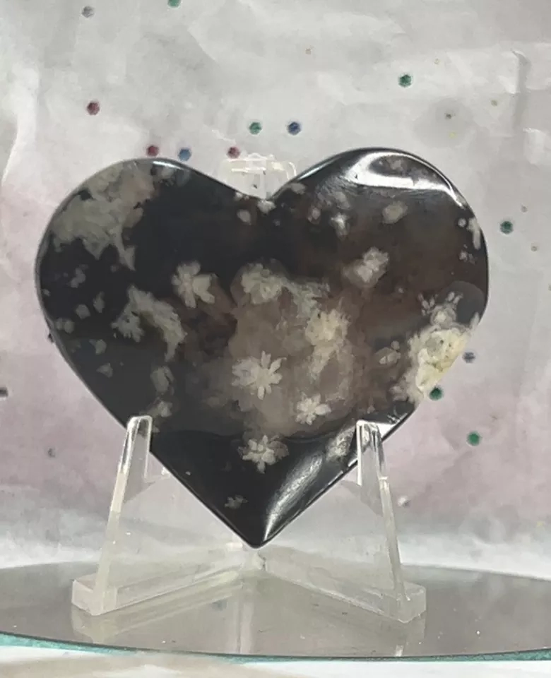 Crystal Carved Hearts