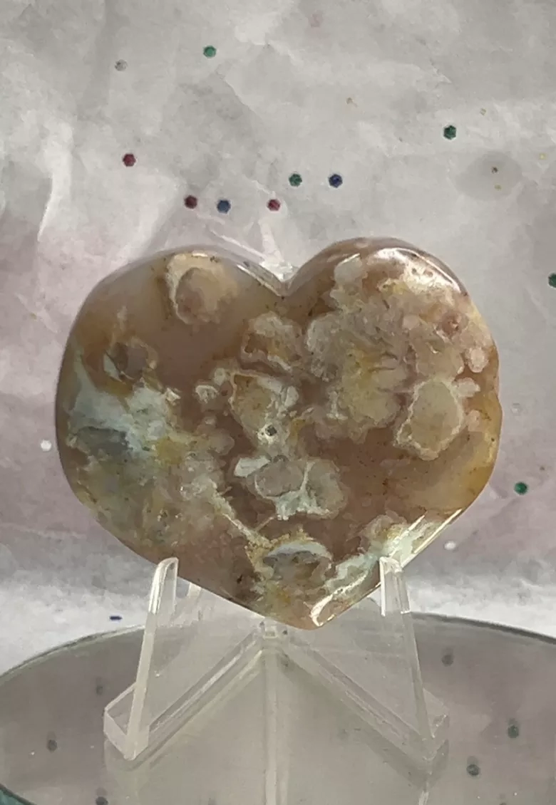 Crystal Carved Hearts