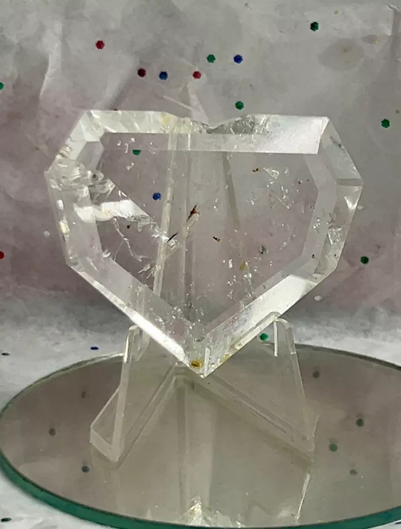 Crystal Carved Hearts