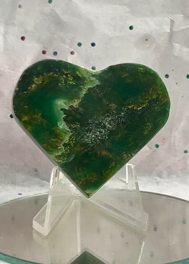 Crystal Carved Hearts