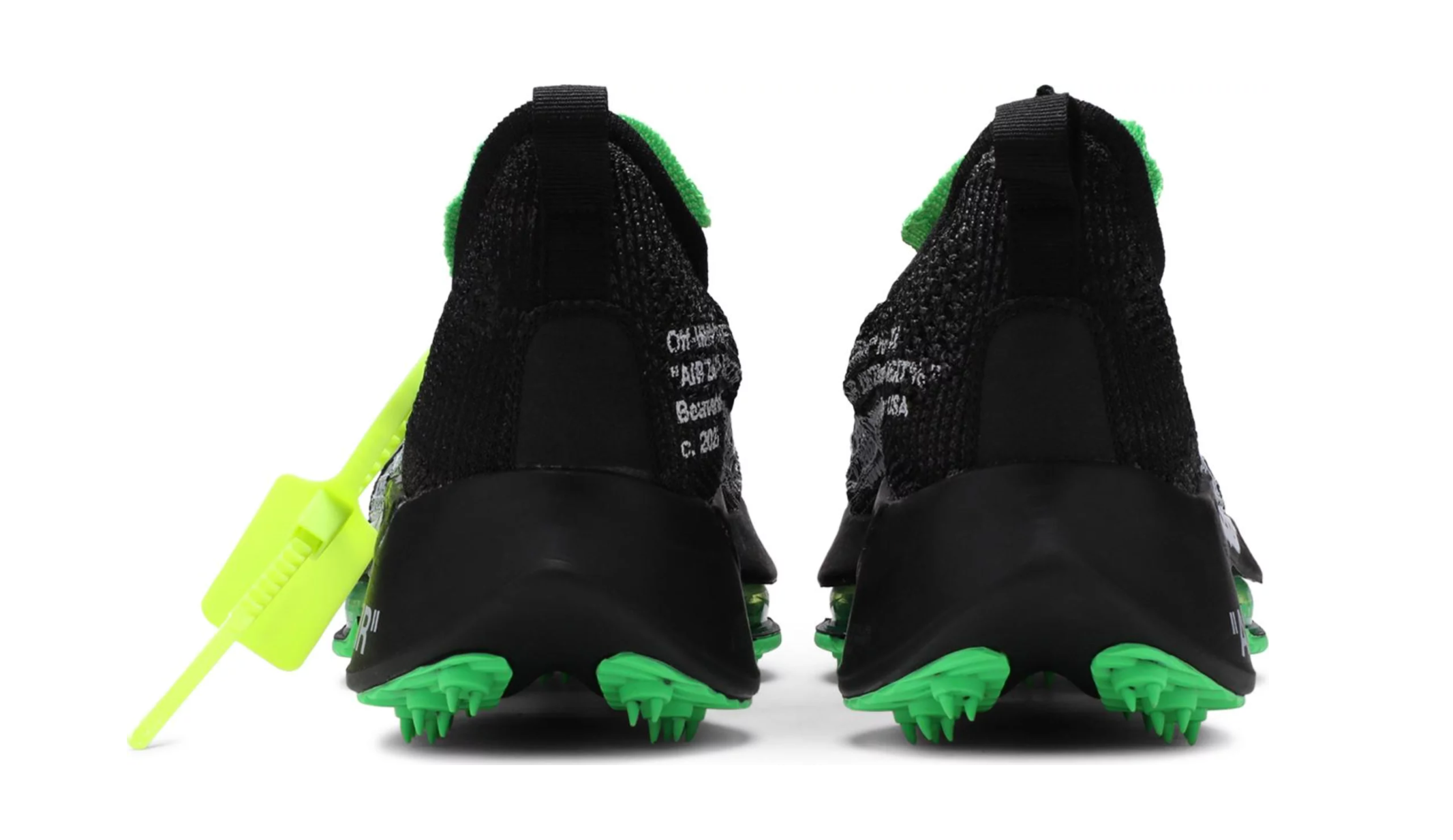 Off-White x Nike Air Max Zoom Tempo Next ‘Black Green'