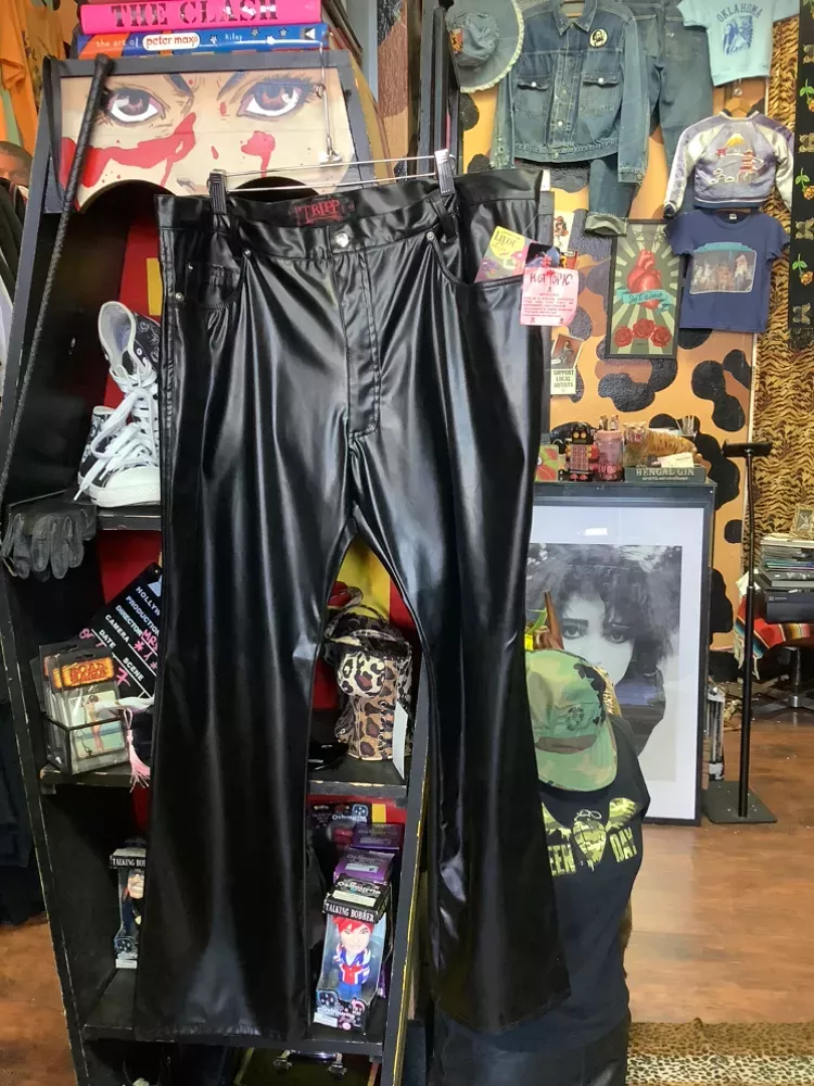 Vintage Dead☠️$tock Tripp NYC Faux Leather Pants