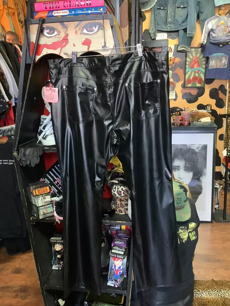 Vintage Dead☠️$tock Tripp NYC Faux Leather Pants