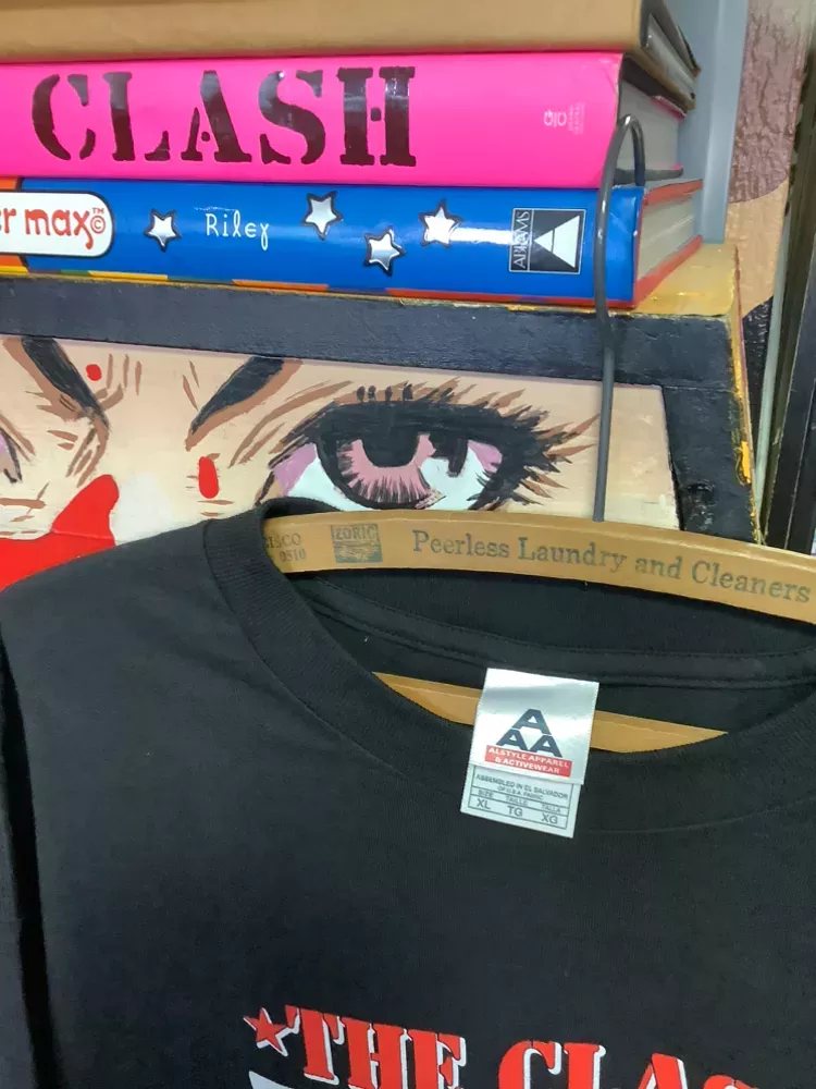 Vintage Y2K The Clash Combat Rock Graphic Tee