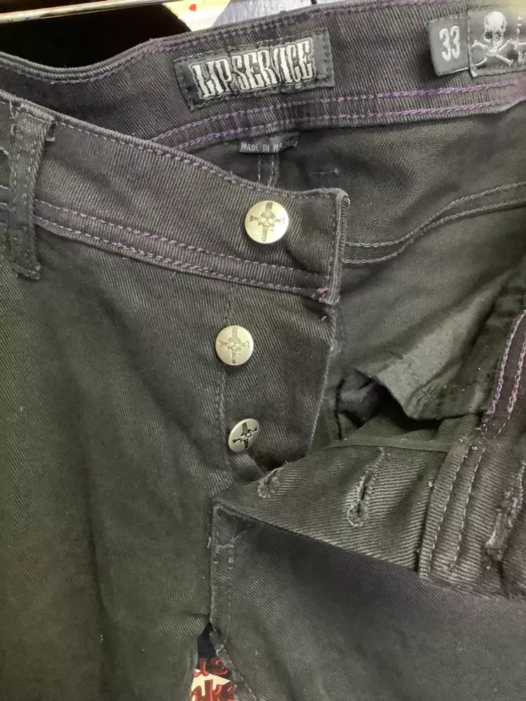 Lip Service  Black Denim Skinny Jeans