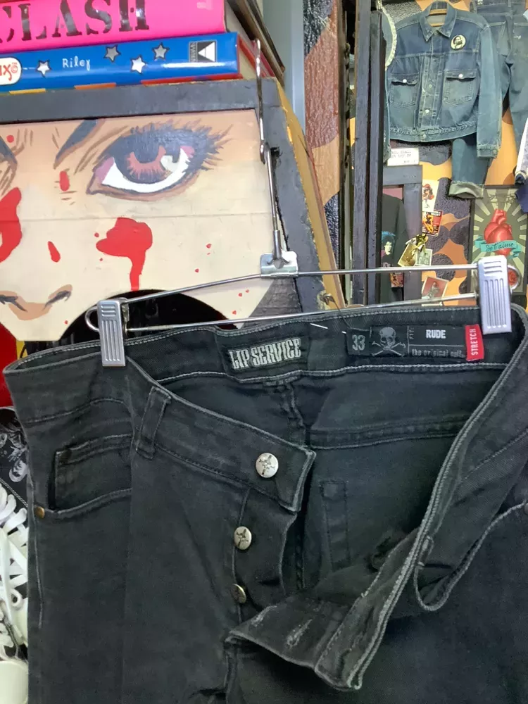 Lip Service Black Denim Skinny Jeans