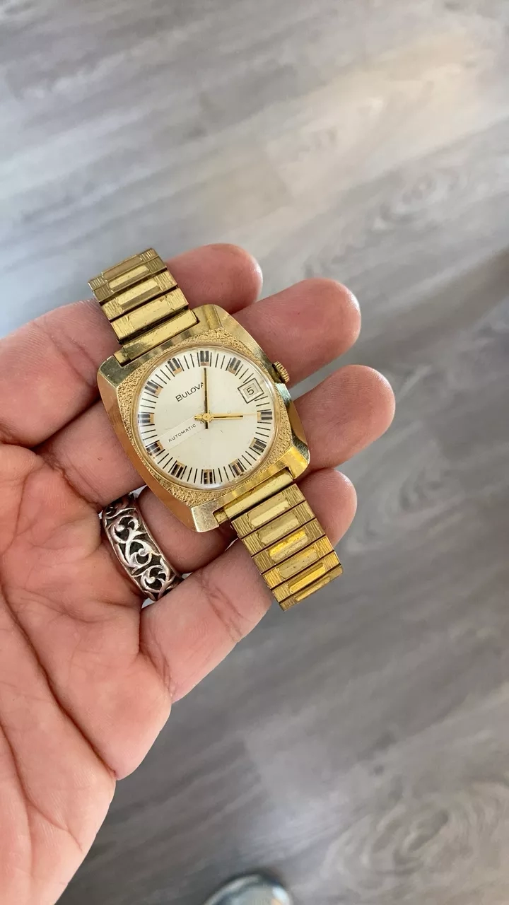 Vintage Bulova Gold Automatic Watch