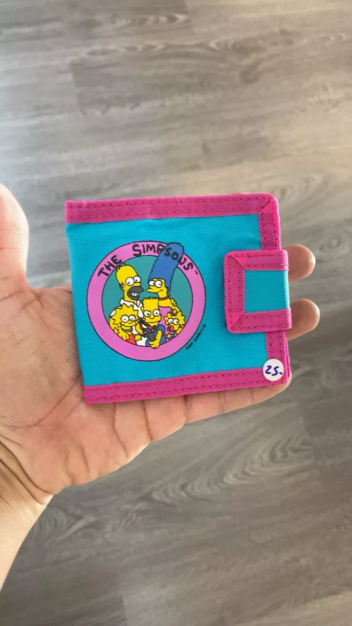 Vintage The Simpsons Bi Fold Wallet