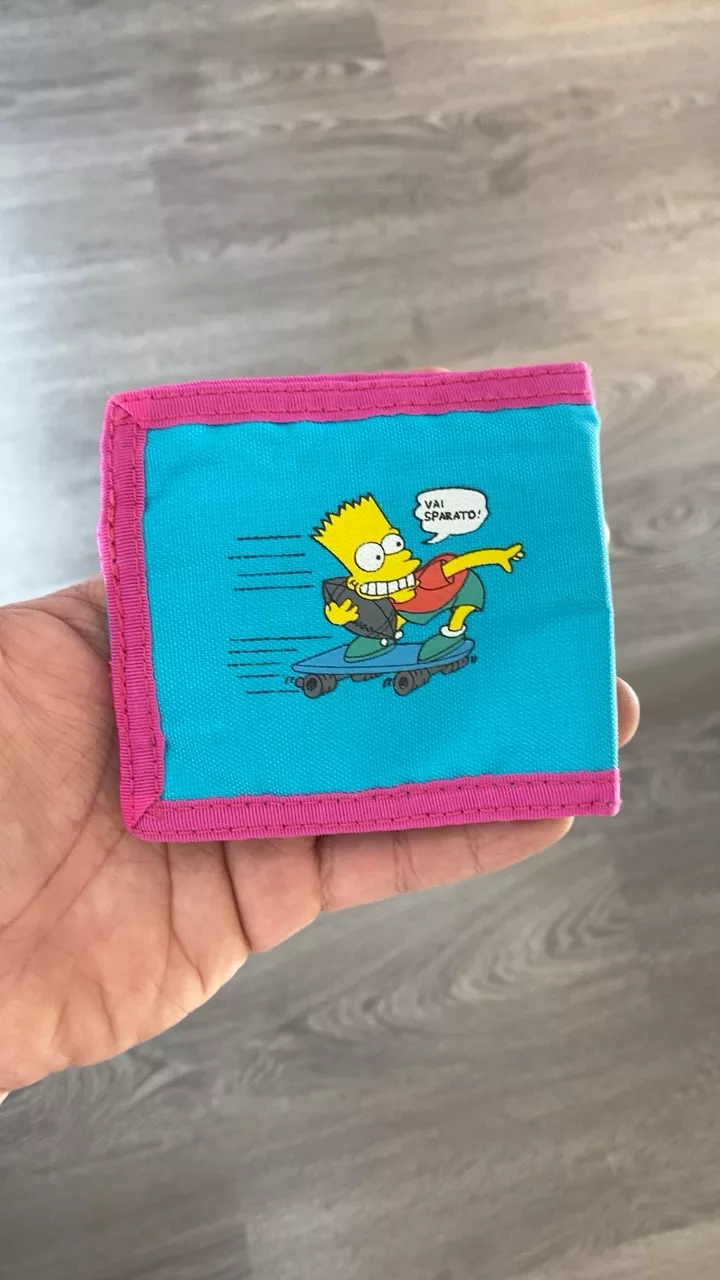 Vintage The Simpsons Bi Fold Wallet