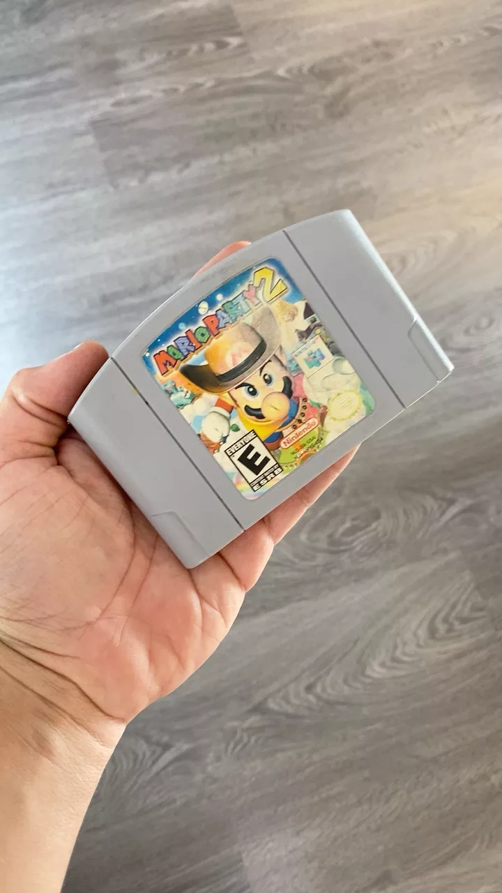 Vintage Mario Party 2 N64 Game