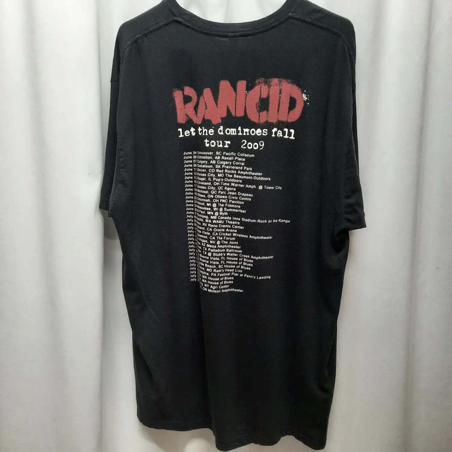 Vintage Rancid 'Last One to Die' 2009 Graphic Tee Punk Rock