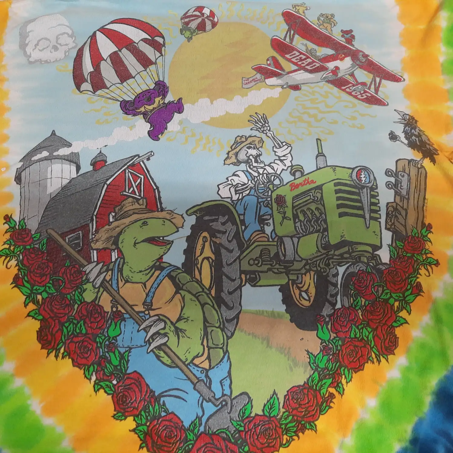 Grateful Dead 'The Grateful Skies!' Tie-Dye T-Shirt