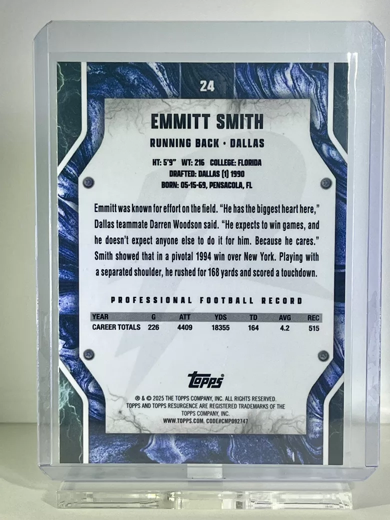 Dallas Cowboys Legends Lot! 3 Card Lot Troy Aikaman, Roger Satubach, Emmit Smith