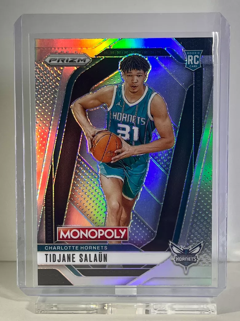 Tidjane Salaun 2024 Prizm Monopoly Rookie Card #33