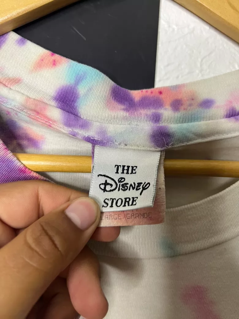 Vintage Peace, Love & Mickey Mouse Tie Dye Tee