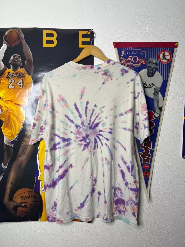 Vintage Peace, Love & Mickey Mouse Tie Dye Tee