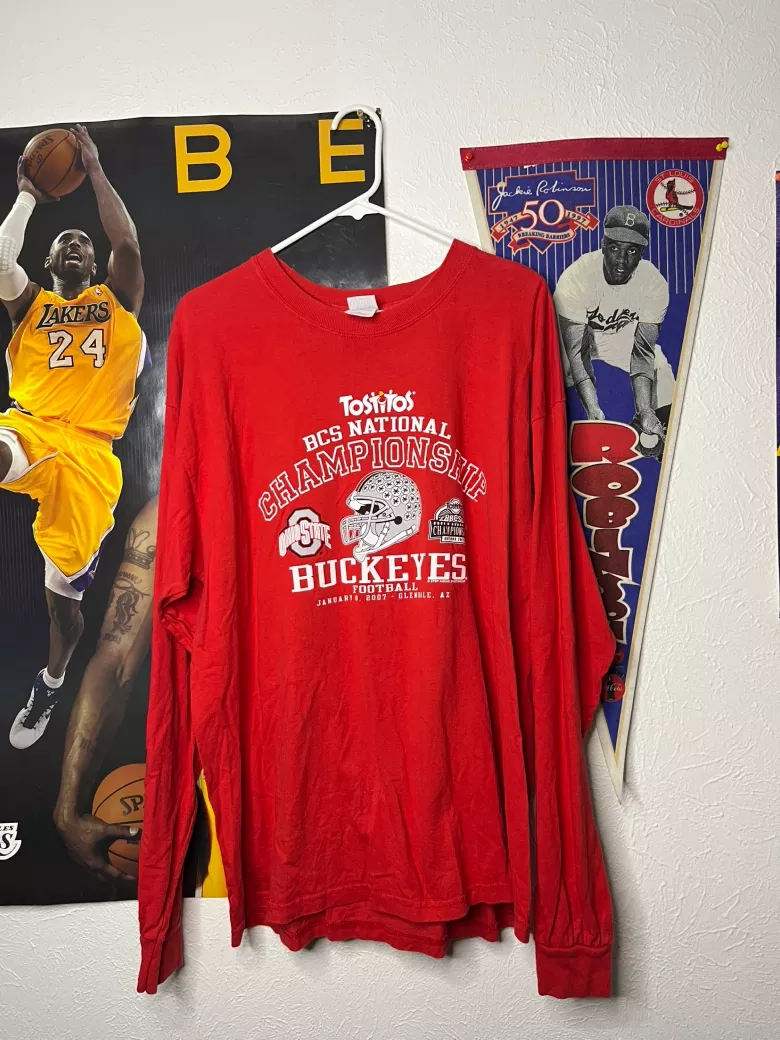 Vintage Ohio State Buckeyes Tostitos BCS National Championship Long Sleeve Tee