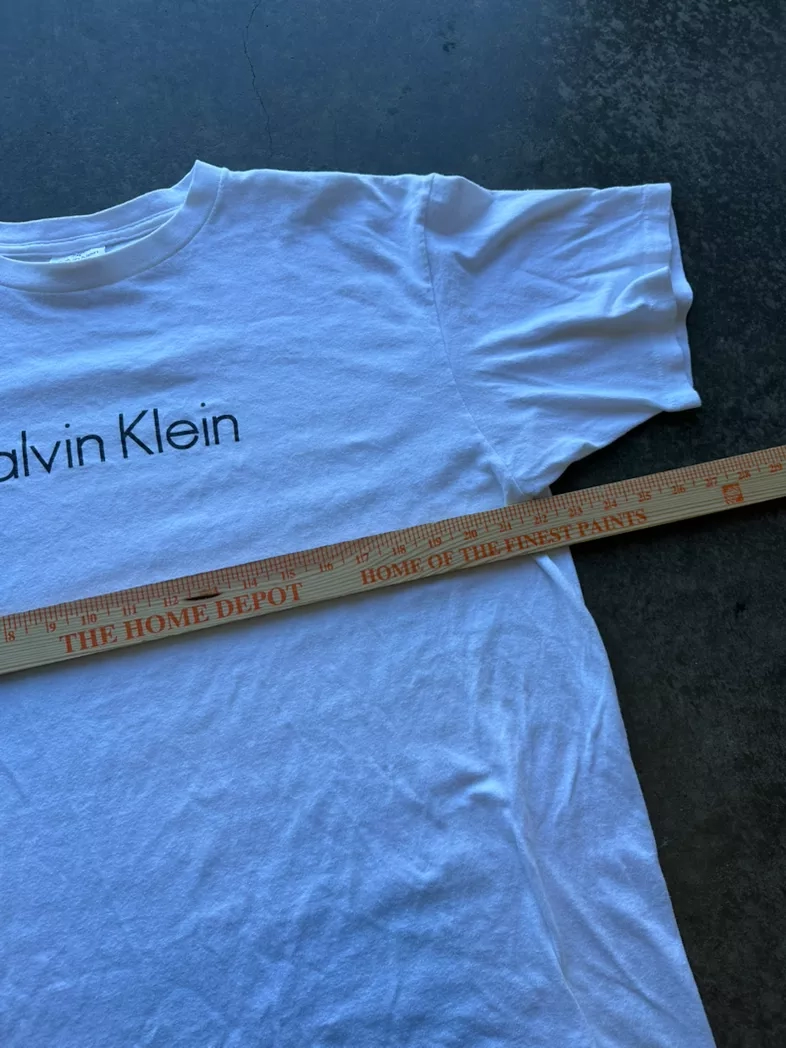 Calvin Klein White Logo Tee