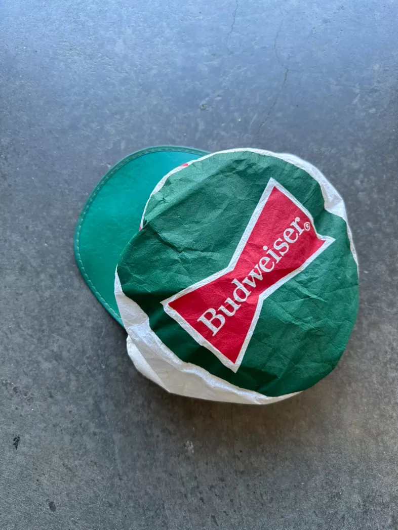 Budweiser Shamrock Vintage Snapback Hat