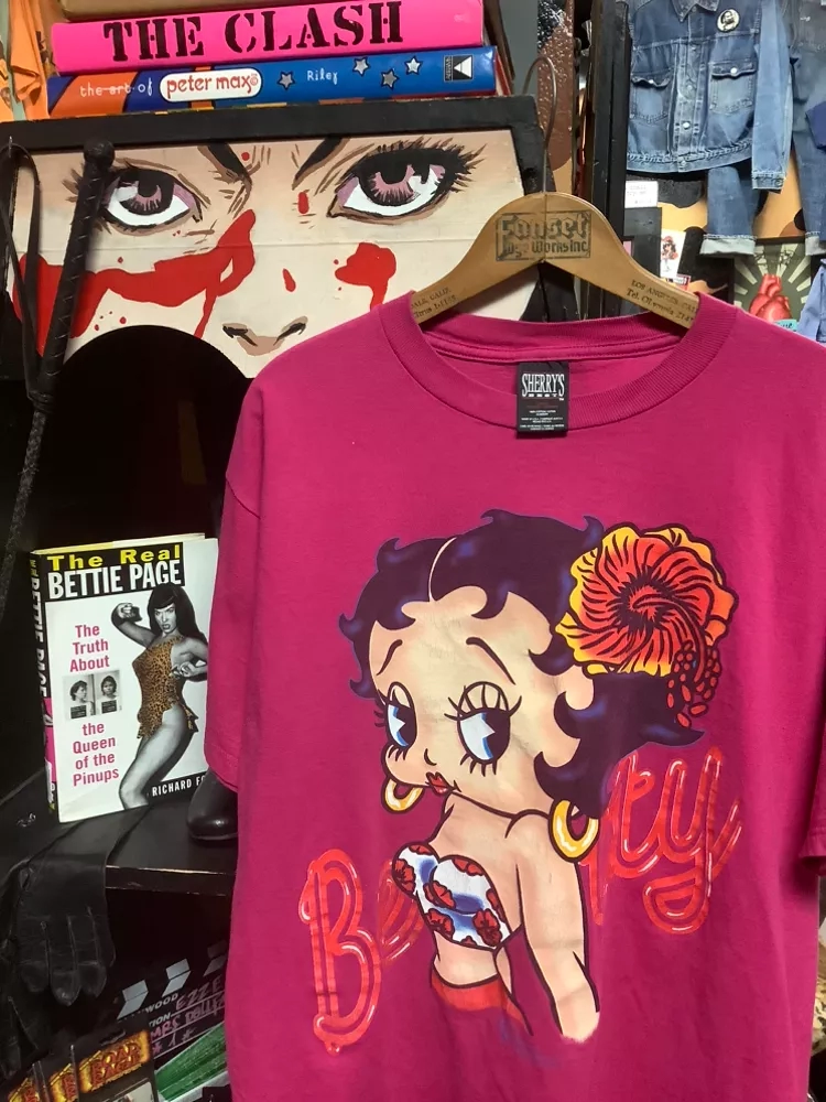 Vintage Betty Boop Hawaiiana Pinup T