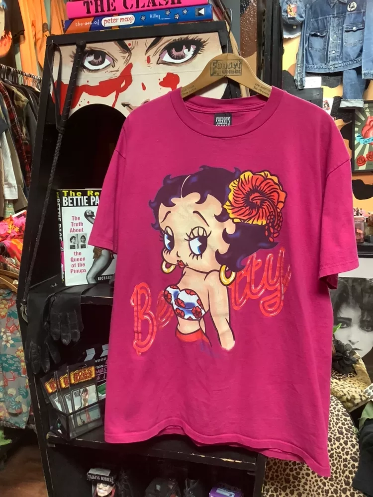 Vintage Betty Boop Hawaiiana Pinup T