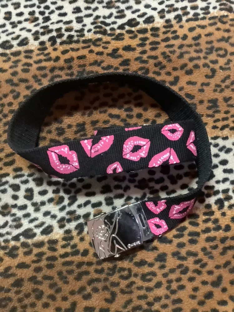 Betty Boop Kiss Print Belt