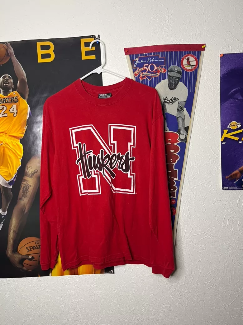 Vintage Nebraska Huskers Long Sleeve Tee