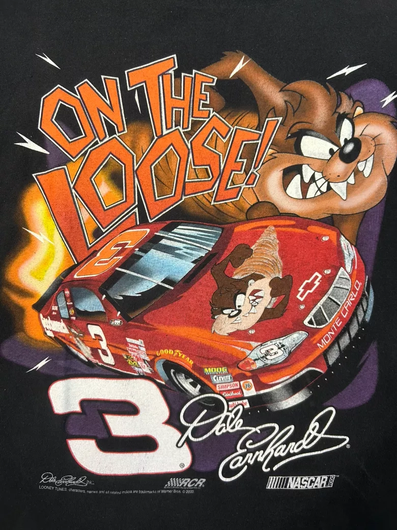 Y2K Dale Earnhardt X Tasmania Devil NASCAR Tee