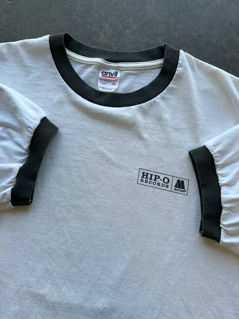 Vintage Anvil HIP-O Records Motown Ringer Tee
