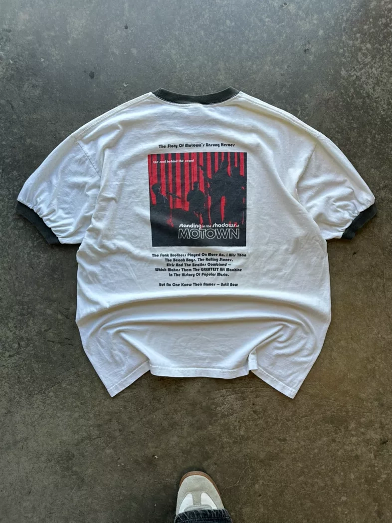 Vintage Anvil HIP-O Records Motown Ringer Tee