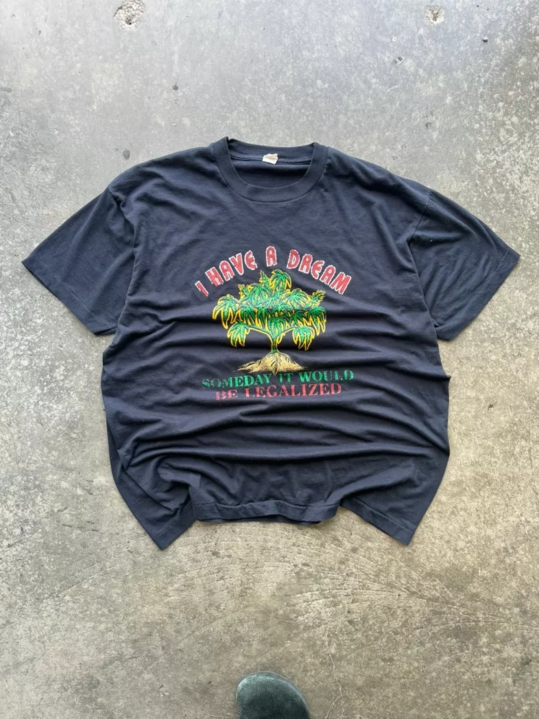 Vintage 'I Have A Dream' Weed T-Shirt