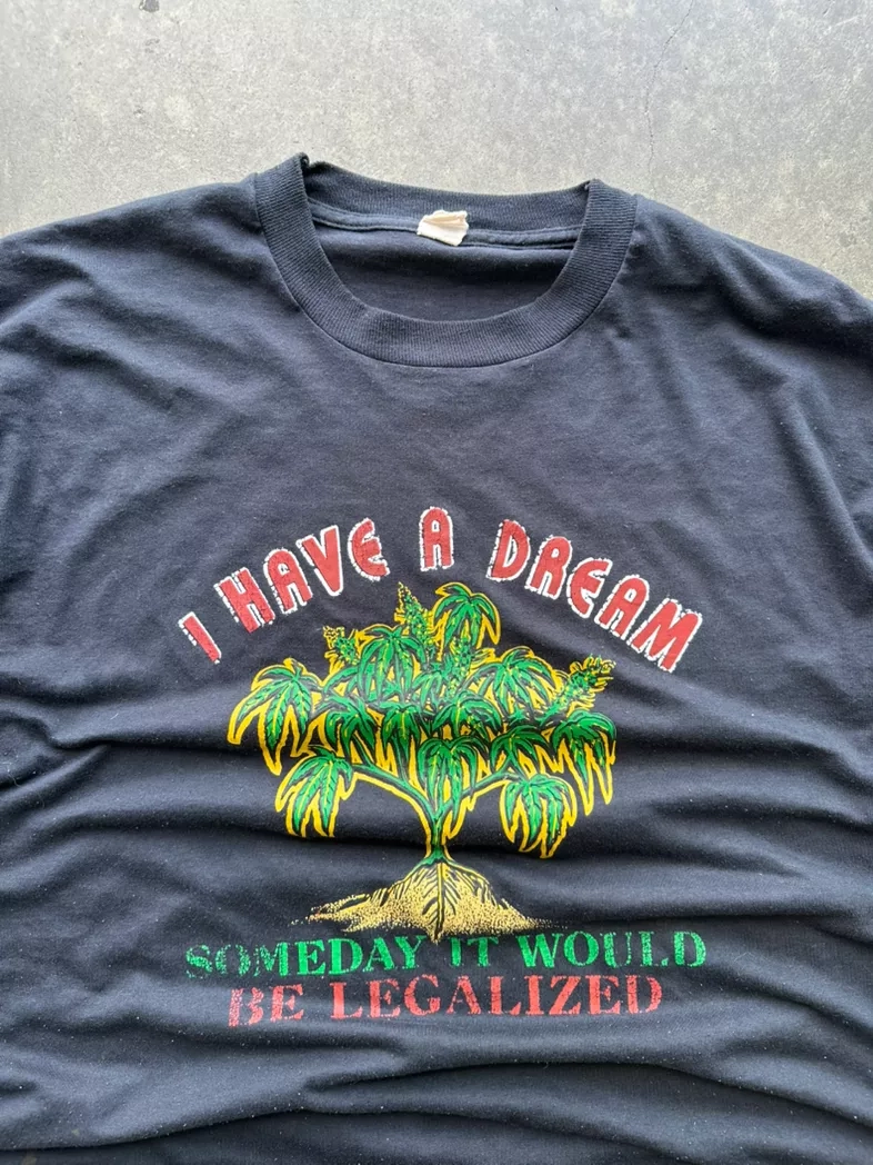 Vintage 'I Have A Dream' Weed T-Shirt