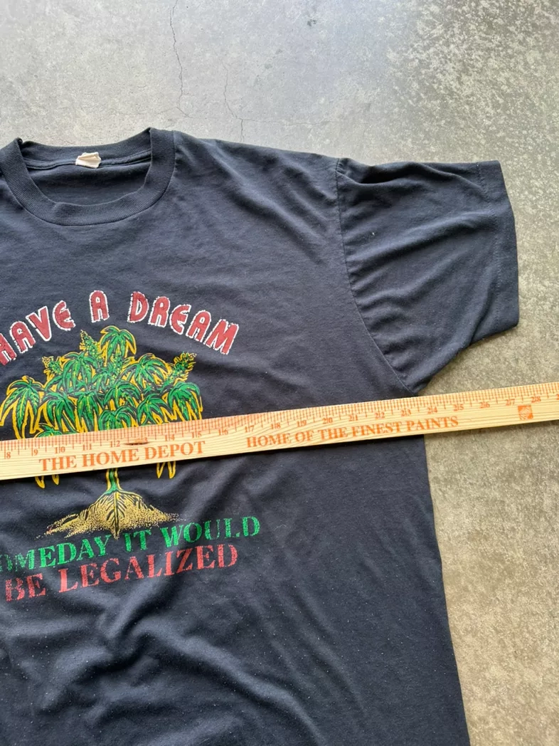 Vintage 'I Have A Dream' Weed T-Shirt