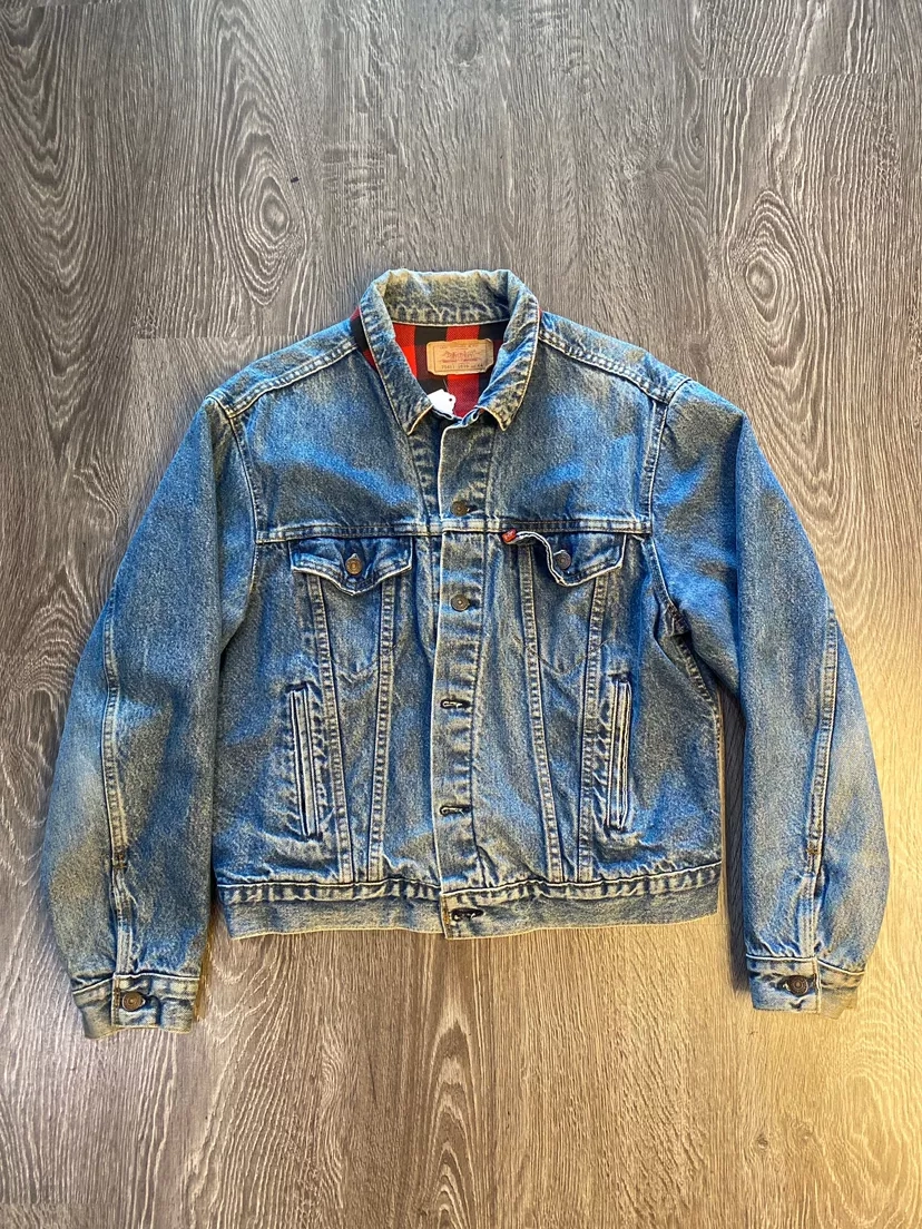 Levi's Denim Trucker Jacket with Flannel Lining