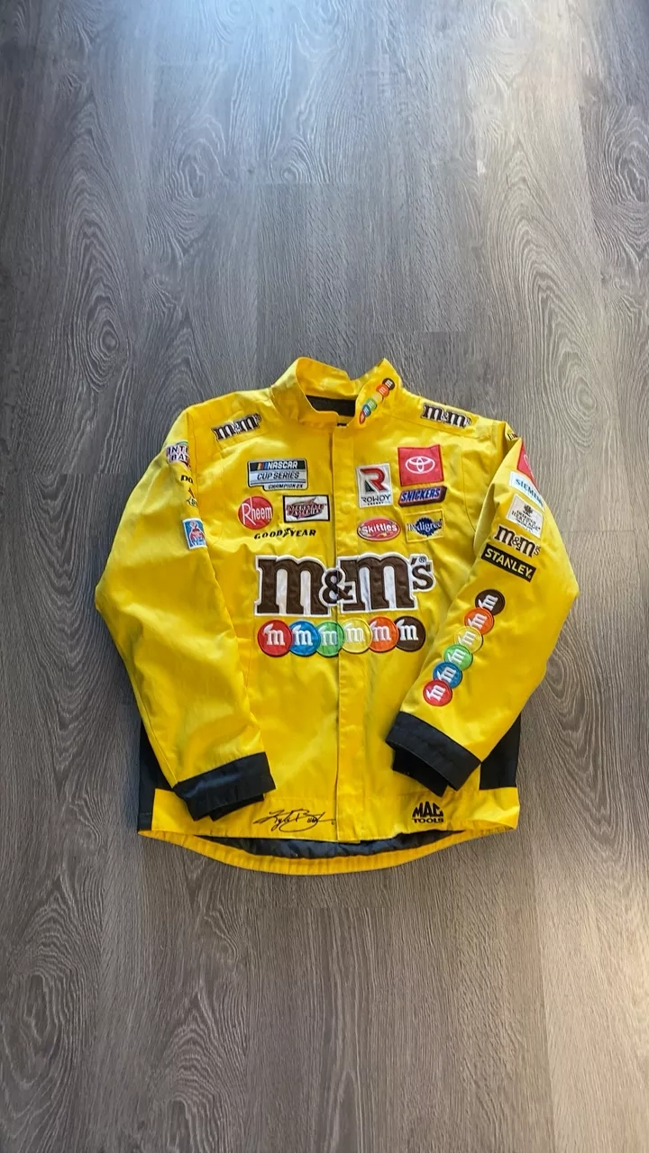 M&M's Racing Jacket Yellow Sz Medium