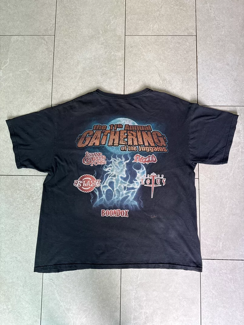 2009 Gathering of the Juggalos T-Shirt – 11th Annual ICP Twiztid Blaze Dark Lotus Boondox