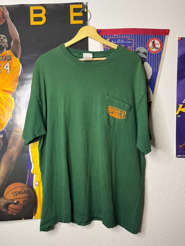 Vintage Bono's BBQ Pocket Tee