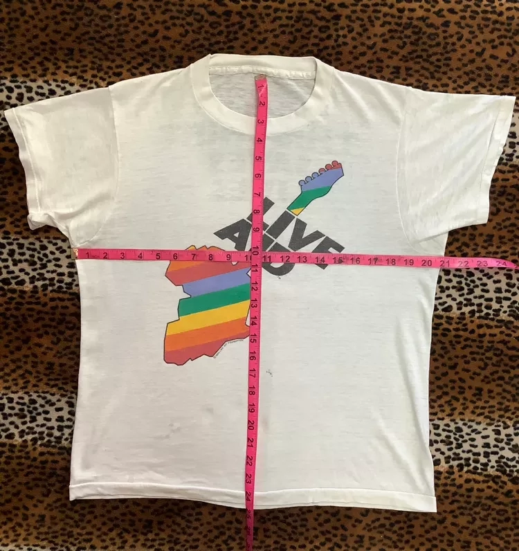 Vintage Live Aid “This T Saves Lives”  T